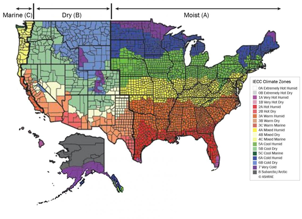 IECC 2021 Climate Map